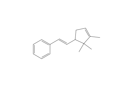 trans-1-Phenyl-2-(2,3,3-trimethylcyclopenten-4-yl)ethene