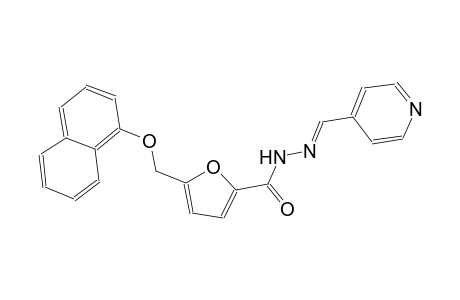 5-[(1-naphthyloxy)methyl]-N'-[(E)-4-pyridinylmethylidene]-2-furohydrazide