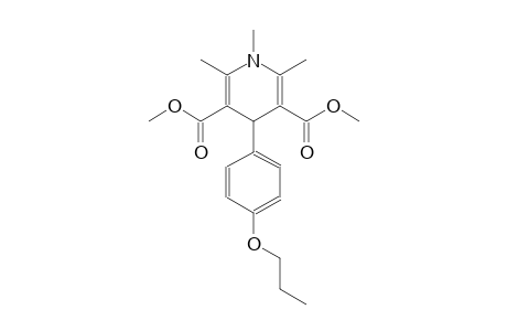 dimethyl 1,2,6-trimethyl-4-(4-propoxyphenyl)-1,4-dihydro-3,5-pyridinedicarboxylate
