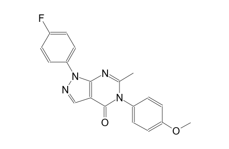 4H-pyrazolo[3,4-d]pyrimidin-4-one, 1-(4-fluorophenyl)-1,5-dihydro-5-(4-methoxyphenyl)-6-methyl-