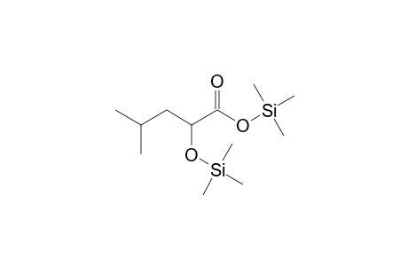 Pentanoic acid, 4-methyl-2-[(trimethylsilyl)oxy]-, trimethylsilyl ester