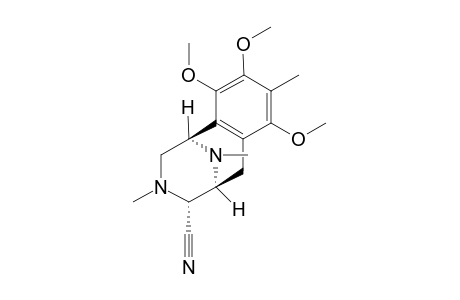 4-Cyano-1,2,3,4,5,6-hydro-7,9,10-trimethoxy-3,8,11-trimethyl-1,5-imino-3-benzazocine