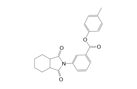 benzoic acid, 3-(octahydro-1,3-dioxo-2H-isoindol-2-yl)-, 4-methylphenyl ester