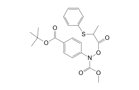 C-Methoxy-N-(4'-trimethylacetyloxyphenyl)-O-(2-phenylsulfanylpropanoyl)hydroxamic acid
