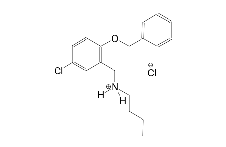 N-[2-(benzyloxy)-5-chlorobenzyl]-1-butanaminium chloride