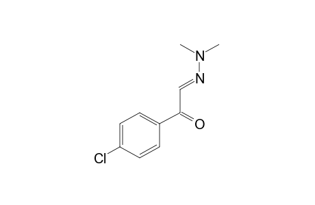 1-(p-chlorophenyl)glyoxal, 2-dimethyl hydrazone