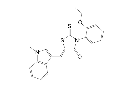 (5Z)-3-(2-ethoxyphenyl)-5-[(1-methyl-1H-indol-3-yl)methylene]-2-thioxo-1,3-thiazolidin-4-one