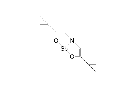 5-Aza-2,8-dioxa-3,7-di-tert-butyl-1-stiba-bicyclo(3.3.0)octa-2,4,6-triene