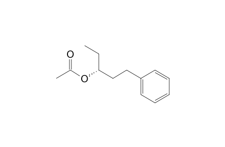 (3R)-1-phenyl-3-(acetyloxy)pentane