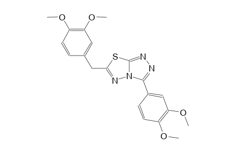 6-(3,4-dimethoxybenzyl)-3-(3,4-dimethoxyphenyl)[1,2,4]triazolo[3,4-b][1,3,4]thiadiazole
