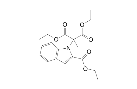 Diethyl .alpha.-methyl-2(ethoxycarbonyl)indolemalonate