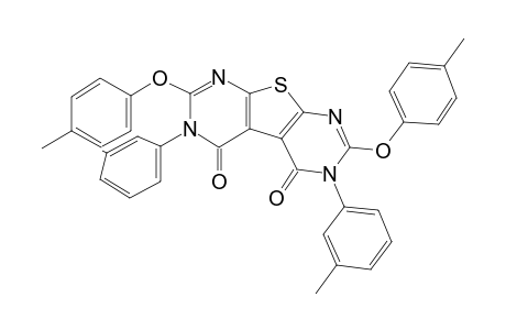 2,7-Di(4-methylphenyloxy)-3,6-di(3-methylphenyl)thieno[2,3-d:5,4-d']dipyrimidine-4,5(3H,6H)-dione