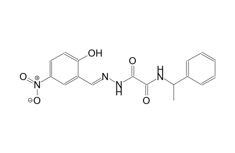 acetic acid, oxo[(1-phenylethyl)amino]-, 2-[(E)-(2-hydroxy-5-nitrophenyl)methylidene]hydrazide