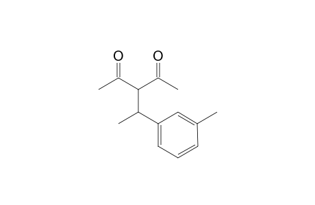 3-(1-m-Tolylethyl)pentane-2,4-dione