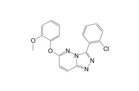 [1,2,4]triazolo[4,3-b]pyridazine, 3-(2-chlorophenyl)-6-(2-methoxyphenoxy)-