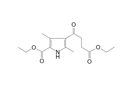 Ethyl 4-(4-ethoxy-4-oxobutanoyl)-3,5-dimethyl-1H-pyrrole-2-carboxylate