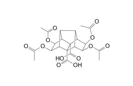 5.alpha.,6.alpha.11.alpha.,12.alpha.-Tetraacetoxypentacyclo[6.4.0.0(2,10).0(3,7).0(4,9)]dodecane-8,9-dicarboxylic acid