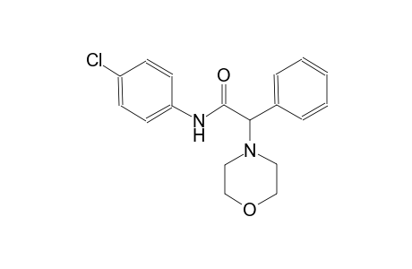 4-morpholineacetamide, N-(4-chlorophenyl)-alpha-phenyl-