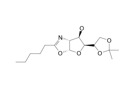2-PENTYL-(2-DEOXY-5,6-O-ISOPROPYLIDENE-ALPHA-D-GLUCOFURANO)-[2,1-D]-2-OXAZOLINE
