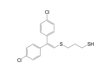 3-{[2,2-Bis(4-chlorophenyl)vinyl]sulfanyl}propane-1-thiol