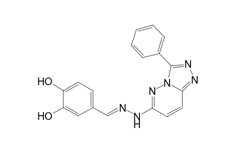 Benzaldehyde, 3,4-dihydroxy-, (3-phenyl[1,2,4]triazolo[4,3-b]pyridazin-6-yl)hydrazone