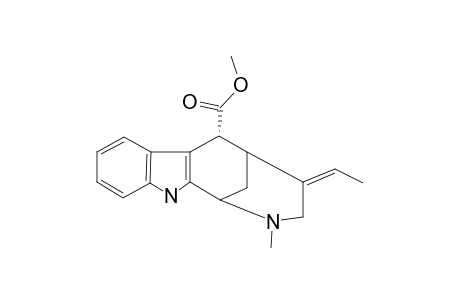 METHYL-(1RS,5SR,6RS)-4-(E)-ETHYLIDENE-2-METHYL-1,2,3,4,5,6-HEXAHYDRO-1,5-METHANOAZOCINO-[3,4-B]-INDOLE-6-CARBOXYLATE