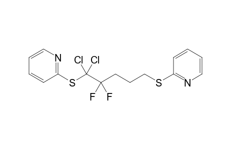1,1-Dichloro-2,2-difluoro-1,5-bis(2-pyridylthio)pentane
