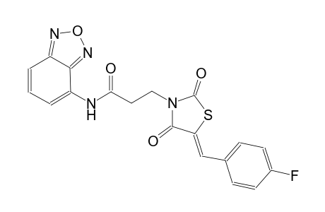 3-thiazolidinepropanamide, N-(2,1,3-benzoxadiazol-4-yl)-5-[(4-fluorophenyl)methylene]-2,4-dioxo-, (5Z)-