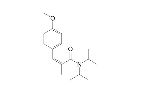 (Z)-3-(4-methoxyphenyl)-2-methyl-N,N-di(propan-2-yl)-2-propenamide