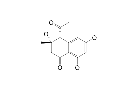 4-(CIS)-ACETYL-3,6,8-TRIHYDROXY-3-METHYL-DIHYDRO-NAPHTHALENONE