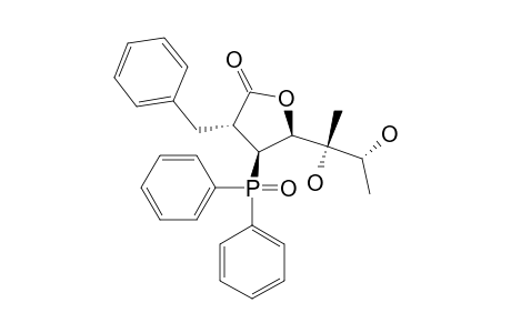 (3RS,4SR,5SR)-3-BENZYL-4-DIPHENYLPHOSPHINOYL-5-[(1SR,2RS)-1,2-DIHYDROXY-1-METHYLPROPYL]-TETRAHYDROFURAN-2-ONE;ANTI,SYN-ISOMER