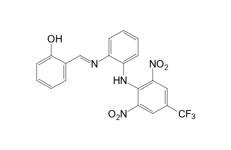 o-{N-[o-(2,6-dinitro-a,a,a-trifluoro-p-toluidino)phenyl]formimidoyl}phenol