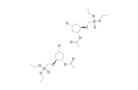 (-)-(1-ALPHA,3-ALPHA,4-BETA)-3-ACETOXY-4-(DIETHYLPHOSPHONOMETHOXY)-CYCLOPENTANOL