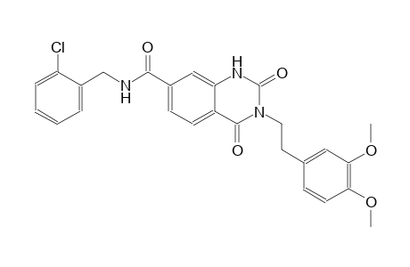 N-(2-chlorobenzyl)-3-[2-(3,4-dimethoxyphenyl)ethyl]-2,4-dioxo-1,2,3,4-tetrahydro-7-quinazolinecarboxamide