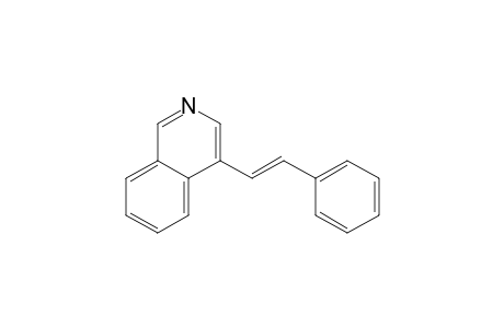 (E) 4-(Styryl)isoquinoline