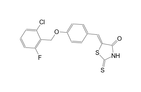 (5Z)-5-{4-[(2-chloro-6-fluorobenzyl)oxy]benzylidene}-2-thioxo-1,3-thiazolidin-4-one