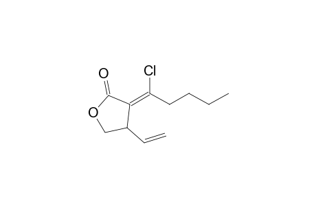 3-(1'.-Chloropentylidene)-4-(ethenyl)-tetrahydrofuran-2-one