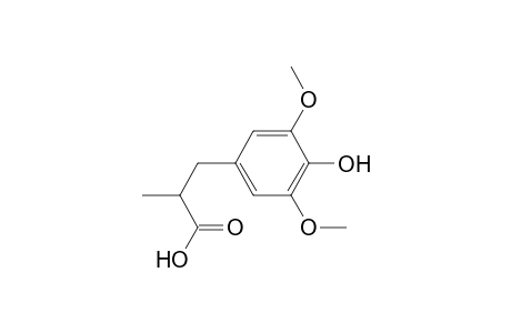 3-(4-Hydroxy-3,5-dimethoxyphenyl)-2-methylpropanoic Acid