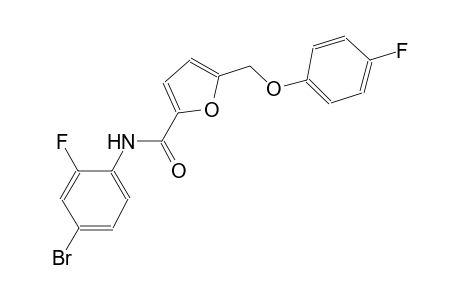 N-(4-bromo-2-fluorophenyl)-5-[(4-fluorophenoxy)methyl]-2-furamide