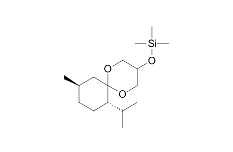 (3S,7S,10R)-10-Methyl-7-(1-methylethyl)-3-(trimethylsiloxy)-1,5-dioxaspiro[5.5]undecane