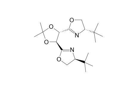(4S)-4-tert-butyl-2-[(4S,5S)-5-[(4S)-4-tert-butyl-2-oxazolin-2-yl]-2,2-dimethyl-1,3-dioxolan-4-yl]-2-oxazoline