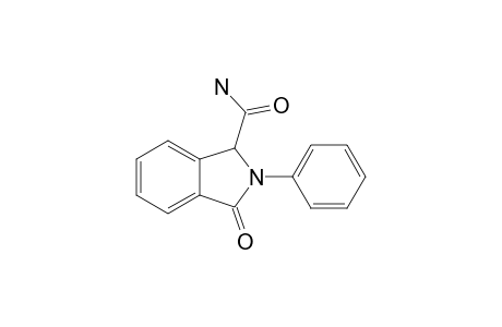 3-OXO-2-PHENYL-2,3-DIHYDRO-1H-ISOINDOLE-1-CARBOXAMIDE