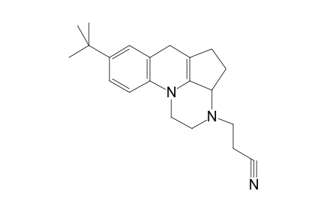 Propionitrile, 3-(2,3,3a,4,5,6(1H)-hexahydro-8-tert-butyl-cyclopenta[d,E][3,11]-phenanthrolin-3-yl)-