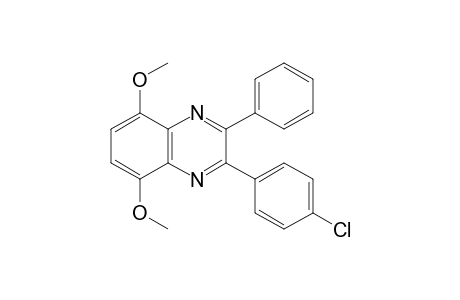 2-(p-chlorophenyl)-5,8-dimethoxy-3-phenylquinoxaline