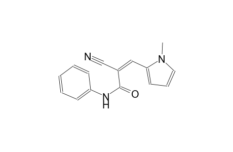 (2Z)-2-cyano-3-(1-methyl-1H-pyrrol-2-yl)-N-phenyl-2-propenamide