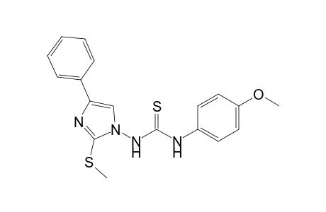 N-(4-Methoxyphenyl)-N'-(2-methylthio-4-phenylimidazol-1-yl)thiourea