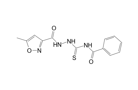 N4-Benzoyl-N1-(5-methylisoxazol-3-formyl)thiosemicarbazide