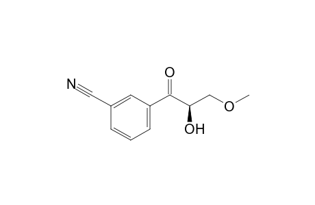 (R)-1-(3-Cyanophenyl)-2-hydroxy-3-methoxypropan-1-one