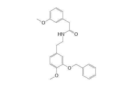 N-(3-(benzyloxy)-4-methoxyphenethyl)-2-(3-methoxyphenyl)acetamide