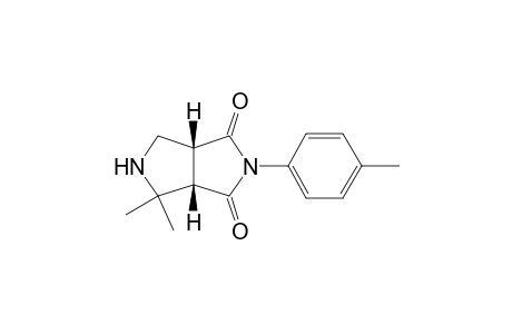 Pyrrolo[3,4-c]pyrrole-1,3(2H,3aH)-dione, tetrahydro-4,4-dimethyl-2-(4-methylphenyl)-, cis-